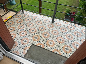 Photo de galerie - Pose de carrelage 