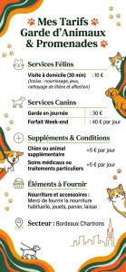 Photo de galerie - Mes tarifs