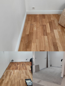 Photo de galerie - Pose de parquet - Revêtement de sol