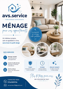 Photo de galerie - Service de ménage pour appartement