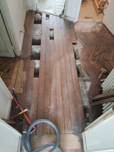 Photo de galerie - Pose de parquet - Revêtement de sol