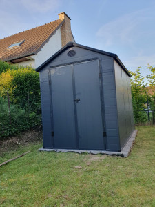 Photo de galerie - Montage d'un cabanon 