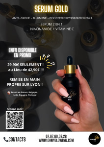 Photo de galerie - Votre Sérum Gold ✨ anti taches enfin disponible pour illuminer votre teint chez Oh My Glow ✨✨
