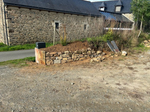 Photo de galerie - Muret en pierre 