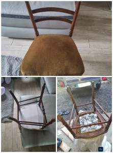 Photo de galerie - Réparation chaise 