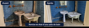 Photo de galerie - Remise en état d'une salle de bain