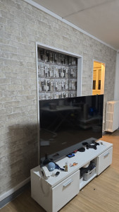 Photo de galerie - Pose papier peint 