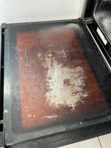 Photo de galerie - Décapage du four 