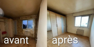 Photo de galerie - Nettoyage et retrait du papier peint du mur