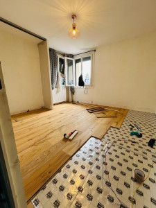 Photo de galerie - Pose parquet 
