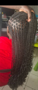 Photo de galerie - Coiffure Africaine réalisée par mes soins