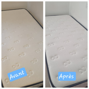 Photo de galerie - Nettoyage de matelas enfant avec Injecteur et extracteur 