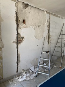 Photo de galerie - Démolition mur 