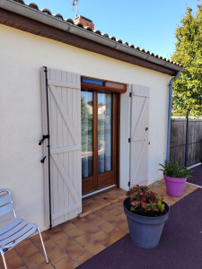 Photo de galerie - Volets après peinture 