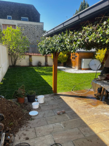 Photo de galerie - Gazon de placage en place 