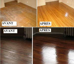 Photo de galerie - Ponçage et vitrification parquet