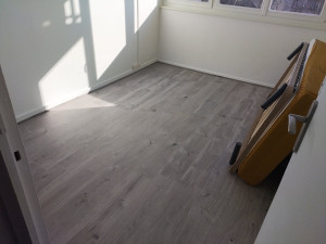 Photo de galerie - Pose d'un parquet flotant