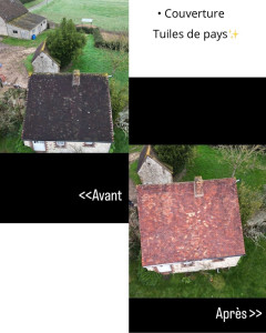 Photo de galerie - Nettoiyage toiture 