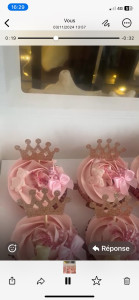 Photo de galerie - Cupcakes personnalisés