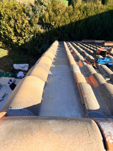 Photo de galerie - Reprise étanchéité ancienne rives maçonner 