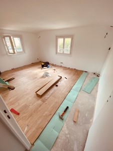 Photo de galerie - Pose de parquet