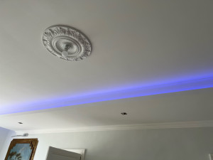 Photo de galerie - Pose de leds sur plafond réalisé par mes soins 