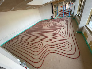 Photo de galerie - Réalisation d’un plancher chauffant…