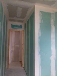 Photo de galerie - ➡️Réalisation des cloisons de distribution+ doublages & faux-plafonds sur pavillon de 90m² 