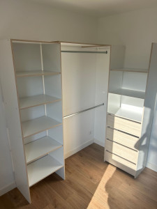 Photo de galerie - Penderie en kit,montée par mes soins.