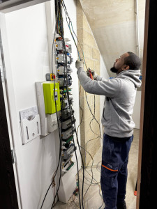 Photo de galerie - Raccordement d’un tableau électrique 