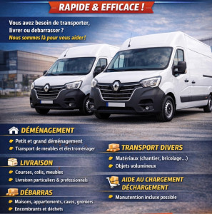 Photo de galerie - Transporteurs avec camions 20m3 dispo pour vous aidez pour tout types de services.