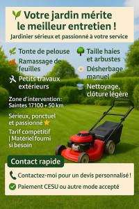 Photo de galerie - Tonte de pelouse - Débroussaillage