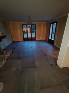 Photo de galerie - Pose de carrelage avec les joints et peinture complet 