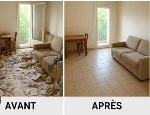 Photo de galerie - Débarras et désinfection 