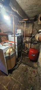 Photo de galerie - Installation de chaudière au sol à gaz chapee