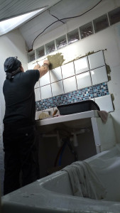 Photo de galerie - Installation d'une salle de bain sous des combles