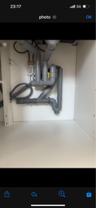 Photo de galerie - Changement de siphon 