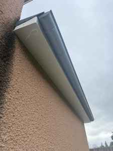 Photo de galerie - Habillage sous toiture pvc 