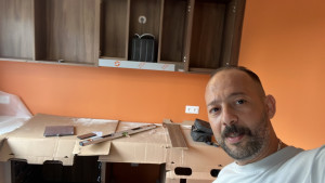 Photo de galerie - Entrain de posé une cuisine 