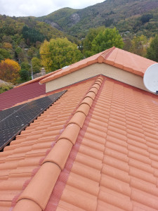 Photo de galerie - Remplacement closoire et solin
nettoyage et traitement des tuiles