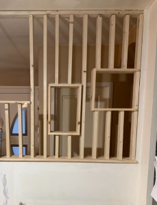 Photo de galerie - Réalisation et installation d’une claustra sur mesure
