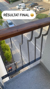 Photo de galerie - Réfection de balcon 