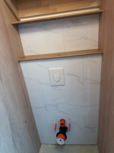 Photo de galerie - Habillage wc suspendu 