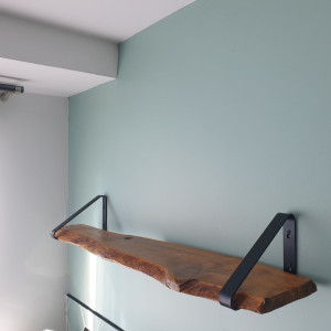 Photo de galerie - Création et installation étagère cuisine. 