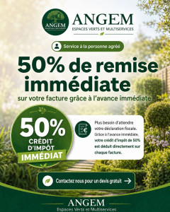 Photo de galerie - Nous proposons la remise immédiate sur nos prestations, contactez nous afin de discuter des conditions. 