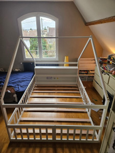 Photo de galerie - Montage lit cabane 