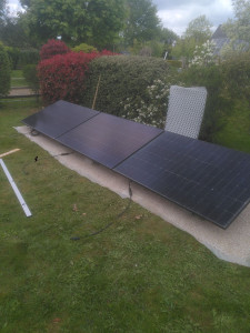 Photo de galerie - Installation de panneaux solaires chez un particulier 