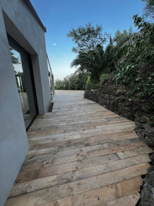 Photo de galerie - Réaliser une terrasse en bois
