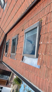Photo de galerie - Entourage de velux en zinc