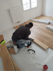 Photo de galerie - Pose de parquet 